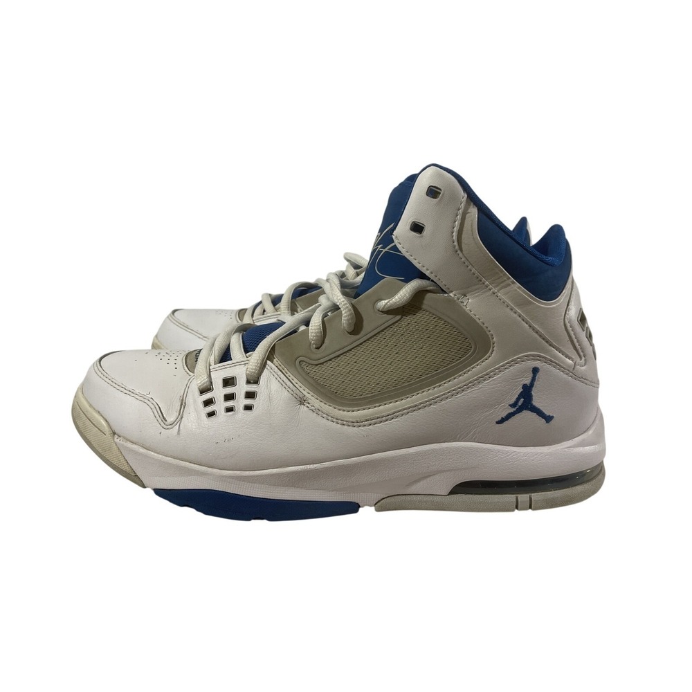 AIR JORDAN flight 4 shoes size 11.5 blue and white 2012